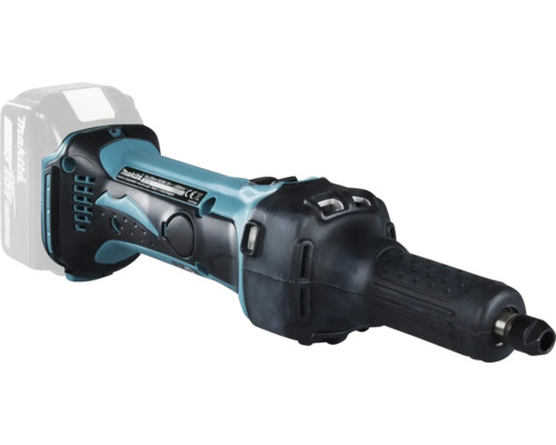 Makita Akku-Geradschleifer 18 Volt mit ergonomischem Griff und Lüftungsschlitzen.