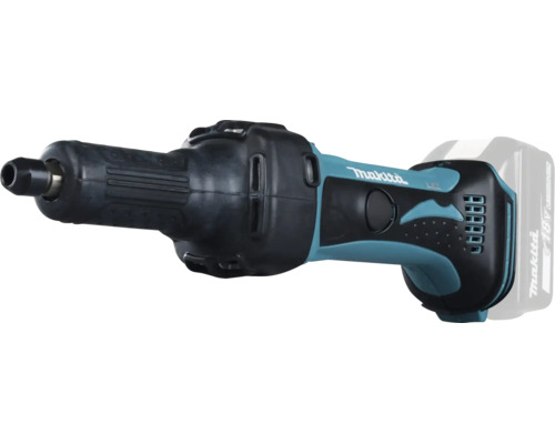 Makita Akku-Geradschleifer 18 Volt mit ergonomischem Griff und Schiebeschalter.