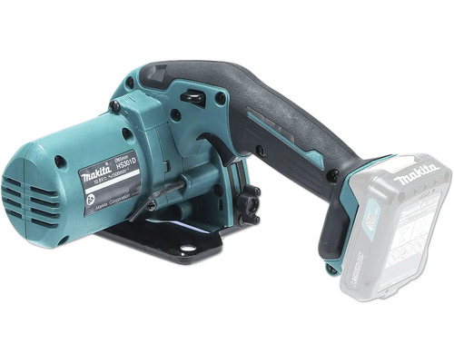 Makita Akku-Handkreissäge HS301D, 10,8 Volt, kompakte Bauweise für präzise Schnitte.