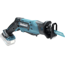 Makita Akkumulator-Säbelsäge mit Akkumulator und Sägeblatt.