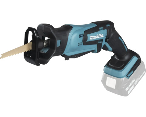 Makita Akku-Reciprosäge mit 18 Volt Akku und Sägeblatt