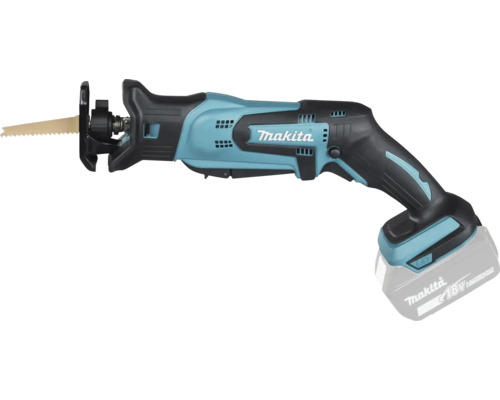Makita Akku-Reciprosäge 18 Volt mit Akku und Sägeblatt.