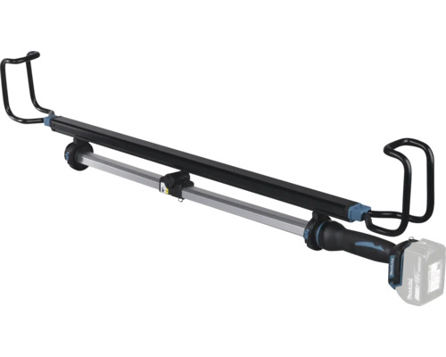 Makita Akku-LED-Motorhaubenleuchte 18 Volt, ausziehbar mit zwei Haltebügeln.