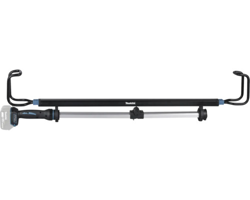 Makita Akku-Motorhaubenleuchte 18 Volt, ausziehbare LED-Arbeitsleuchte mit Haltehaken.