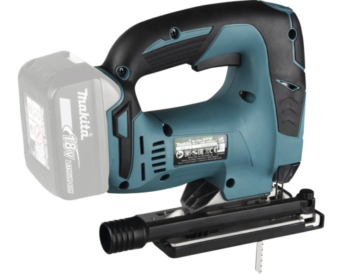 Makita Akku-Stichsäge 18 Volt mit Lithium-Ionen-Akku und ergonomischem Griff.