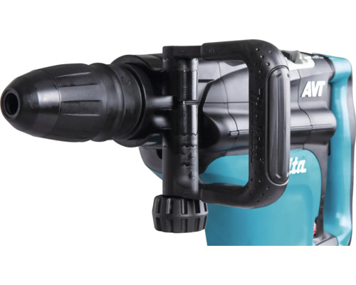 Makita Bohrhammer mit SDS-max Werkzeugaufnahme und verstellbarem D-Handgriff mit Anti-Vibrations-Technologie.