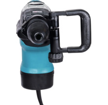 Makita Bohrhammer in Frontansicht mit D-Handgriff und Werkzeugaufnahme.