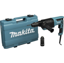 Makita Bohrhammer mit Transportkoffer und zusätzlichem Schnellspannbohrfutter.
