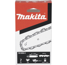 Makita Sägekette 15 Zentimeter, 32 Treibglieder, 1,1 Millimeter Nutbreite, 0,325 Zoll Teilung, 80TXL, Modell 1912E8-3. Makita Logo.