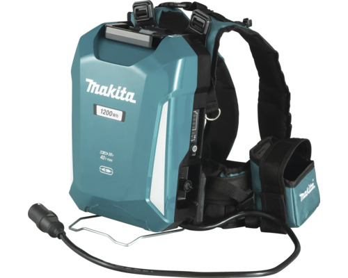 Makita rückentragbare Akku-Bank 1200 Wattstunden für 36 Volt und 40 Volt max Geräte inklusive Schultergurt