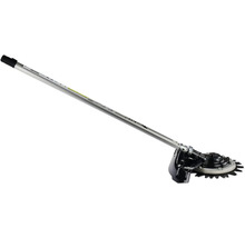 Makita Sensenaufsatz EM407MP für Multifunktionsantriebe mit Kreisschneidkopf und silberner Metallwelle