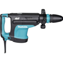 Makita Abbruchhammer in Türkis und Schwarz mit Anti-Vibrationstechnologie, D-Griff und verstellbarem Zusatzhandgriff.