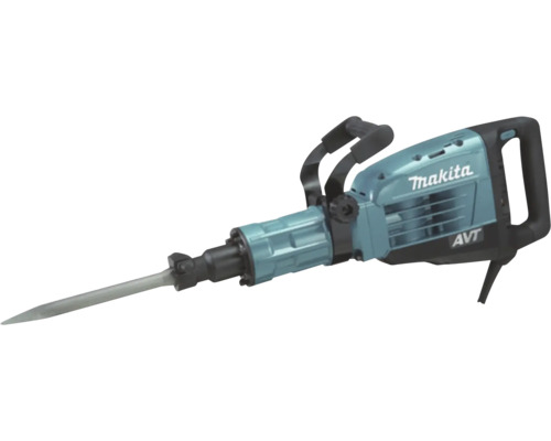 Makita Abbruchhammer mit Meißel, D-Handgriff, verstellbarem Zusatzhandgriff und Anti-Vibration-Technologie.