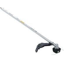 Makita Sensenaufsatz EM406MP für Multifunktionsantrieb mit Trimmerkopf und Schutzhaube.