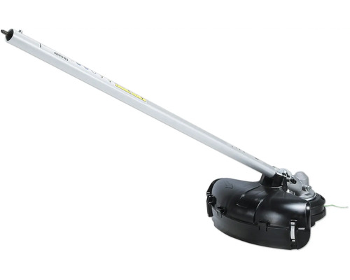 Sensenaufsatz für Multifunktionsantriebe mit Schaft und Schutzhaube.