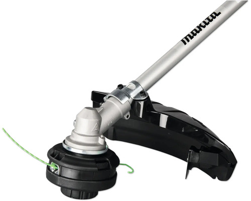 Makita Trimmerkopf mit Mähfaden, Schutzhaube und Aluminiumschaft für Motorsensen.