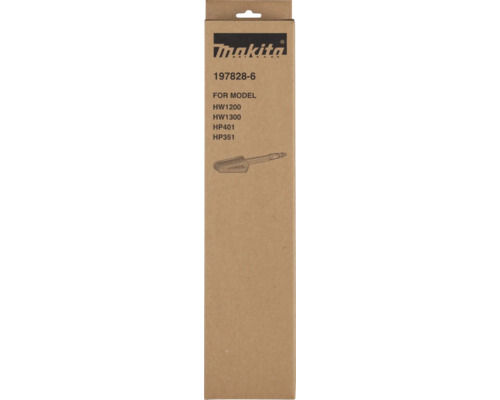 Makita Kartonverpackung für Waschbürste 197828-6, passend für die Modelle HW1200, HW1300, HP401 und HP351.