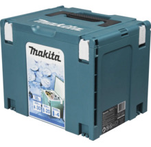 Makita MAKPAC Kühlbox Typ 4 mit 18 Liter Fassungsvermögen, stapelbares Systemgehäuse mit Tragegriff und Makita Logo.