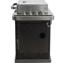 Gasgrill mit vier Brennern und Unterschrank