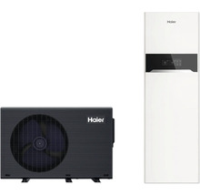 Haier Logo Wärmepumpe Inneneinheit und Außeneinheit