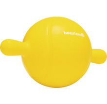 Gelber Beetztees Hunde-Spielball mit Griffen