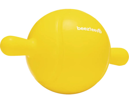 Gelber Beetztees Hunde-Spielball mit Griffen