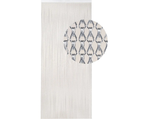 Vorhang aus Metallketten als Insektenschutz