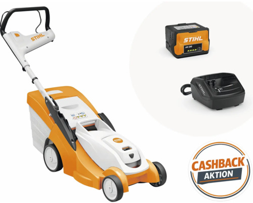 Akkurasenmäher Set mit Akku und Ladegerät