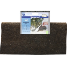 Videx Schafwoll-Disc für Winterschutz, 100 Prozent Schafwolle, 45 Zentimeter Durchmesser, braun