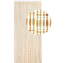 Perlenvorhang mit goldenen und silbernen Akzenten