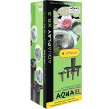 AquaEL Aquaplay KR 3 Fontänenaufsatz-Set mit vier verschiedenen Wasserbildern, passend für Aquajet PFN Pumpen.