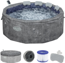 Lay-Z-Spa Carrara aufblasbarer Whirlpool mit Zubehör