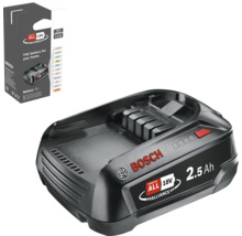 Bosch 18 Volt 2,5 Amperestunden Akku mit Verpackung