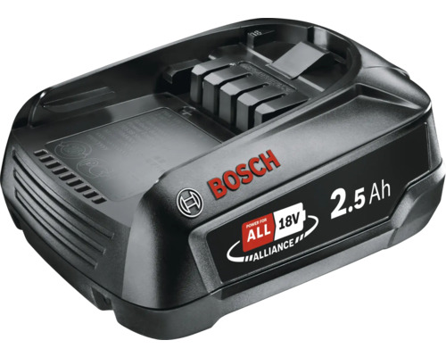 Bosch 18 Volt Akku mit 2.5 Amperestunden