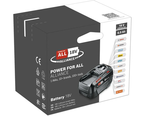 Power for All Alliance 18 Volt Akku im Karton