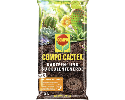 COMPO CACTEA Kakteen- und Sukkulentenerde im 5 Liter Sack