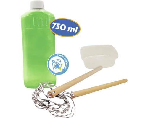 Wischpflege Set mit Reinigungsflüssigkeit 750 ml, Eimer und Wischmopp