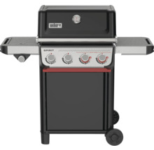 Weber Spirit Gasgrill mit drei Hauptbrennern, Sear Zone, Deckelthermometer, Seitenablagen und Unterschrank.