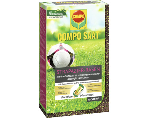 Compo Saat Strapazierrasen-Packung für 50 Quadratmeter