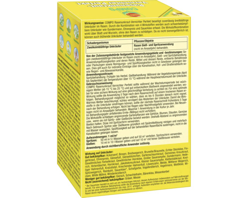 COMPO Rasenunkraut-Vernichter Perfekt zur Bekämpfung von Unkraut im Rasen