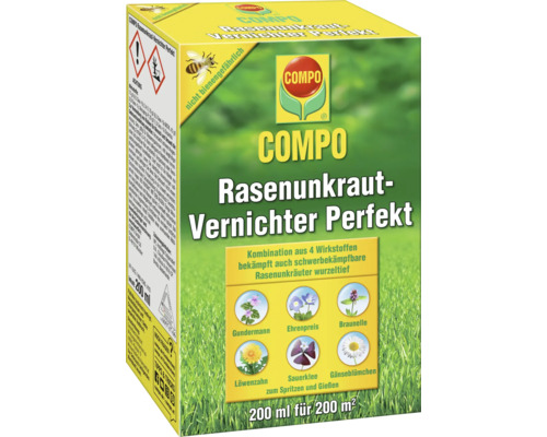 COMPO Rasenunkraut-Vernichter Perfekt zur Bekämpfung von Unkraut im Rasen