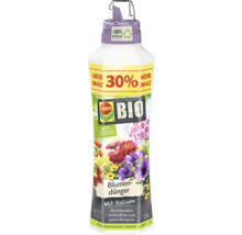 COMPO Bio Blumendünger mit Kalium, 1,3 Liter Flasche