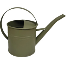 Gießkanne aus Metall mit Griff und Ausguss