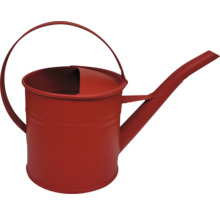 Gießkanne aus Metall mit Griff und Auslauf