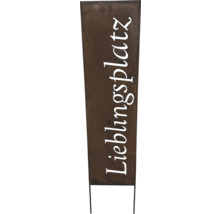 Dekoratives Schild mit der Aufschrift Lieblingsplatz