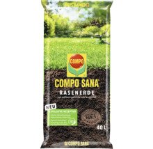 Compo Sana Rasenerde 40 Liter Sack zur Rasenregeneration und Neuanlage