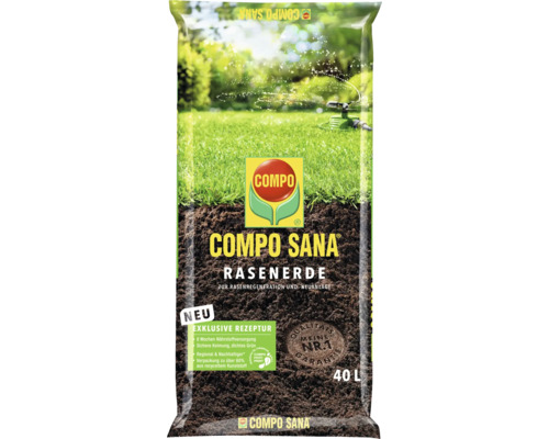 Rasenerde COMPO SANA® 40 L Compo Sana Rasenerde 40 Liter Sack zur Rasenregeneration und Neuanlage