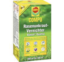 COMPO Rasenunkraut-Vernichter Banvel Quattro zur Bekämpfung von schwerbekämpfbarem Rasenunkraut