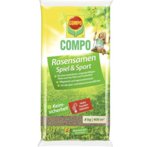 COMPO Rasensamen Spiel und Sport, 8 Kilogramm für 400 Quadratmeter