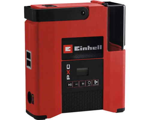 Einhell Logo. Power X Change Ladegerät.